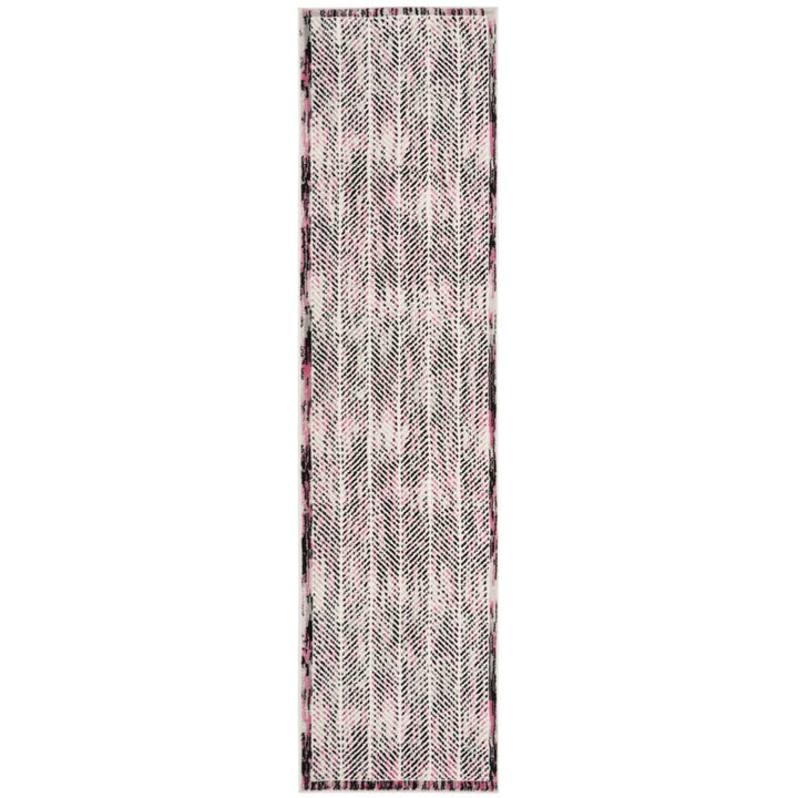 SAFAVIEH Skyler Collection SKY194P Grey / Pink Rug Image 5