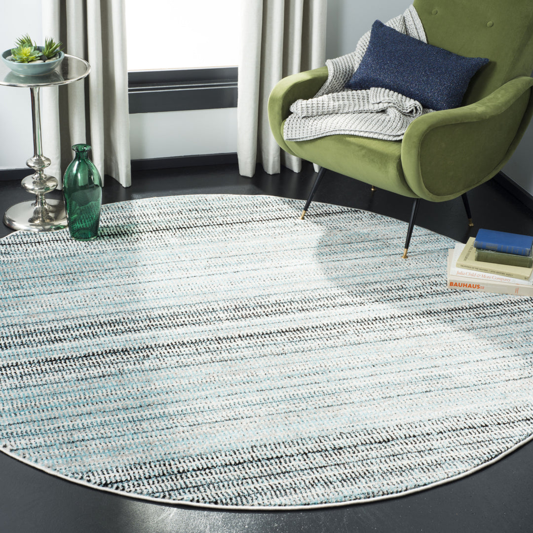 SAFAVIEH Skyler Collection SKY196C Blue / Grey Rug Image 2