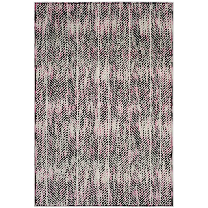 SAFAVIEH Skyler Collection SKY194P Grey / Pink Rug Image 9