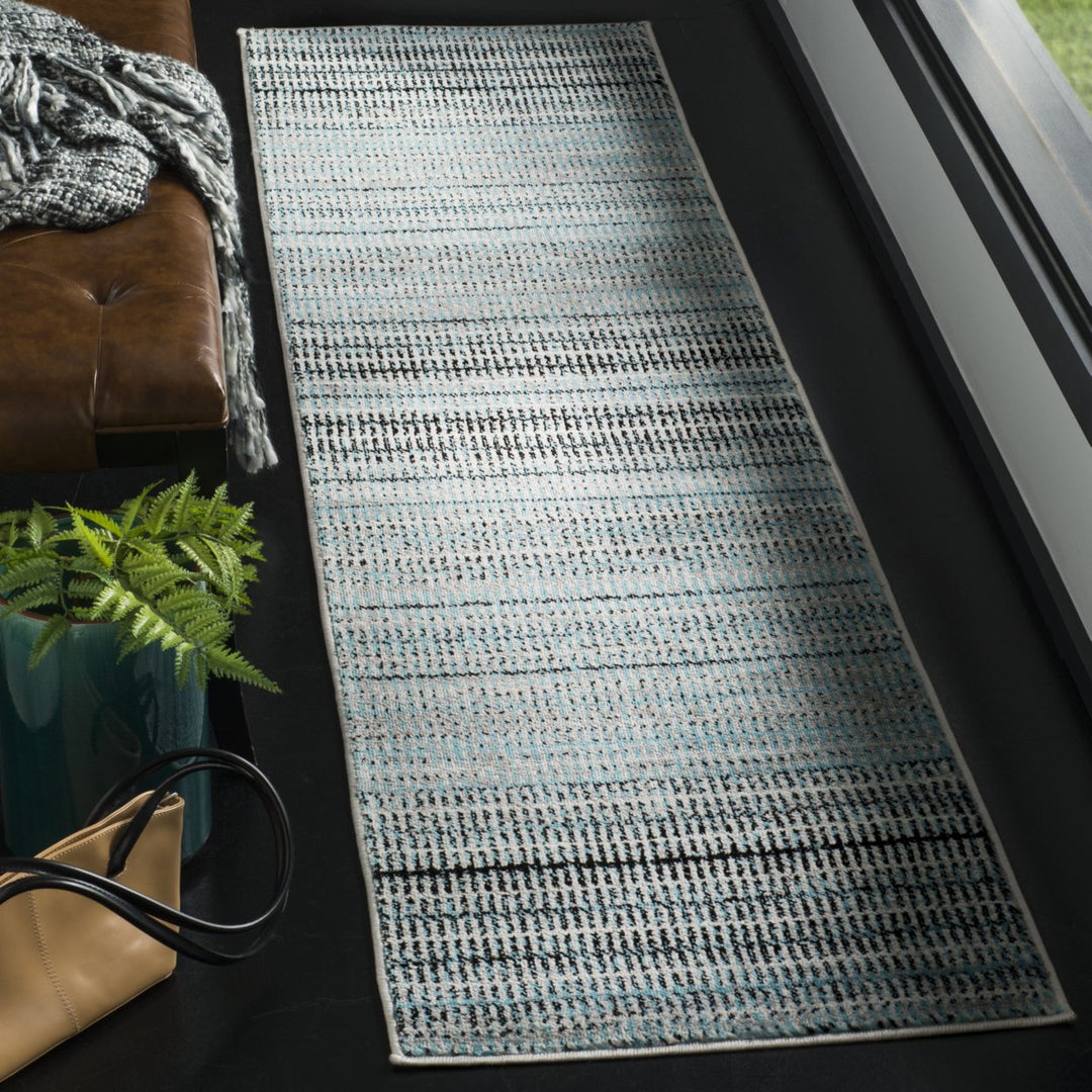 SAFAVIEH Skyler Collection SKY196C Blue / Grey Rug Image 3