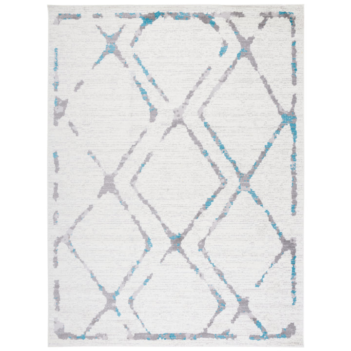 SAFAVIEH Skyler Collection SKY197D Ivory / Blue Rug Image 1