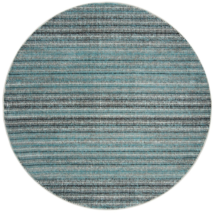 SAFAVIEH Skyler Collection SKY196C Blue / Grey Rug Image 4