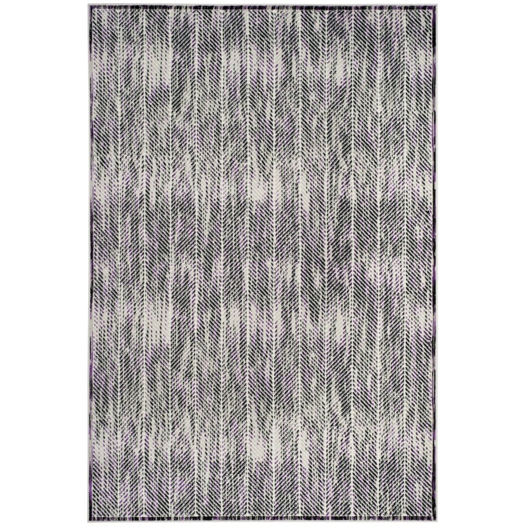 SAFAVIEH Skyler Collection SKY194R Grey / Purple Rug Image 1