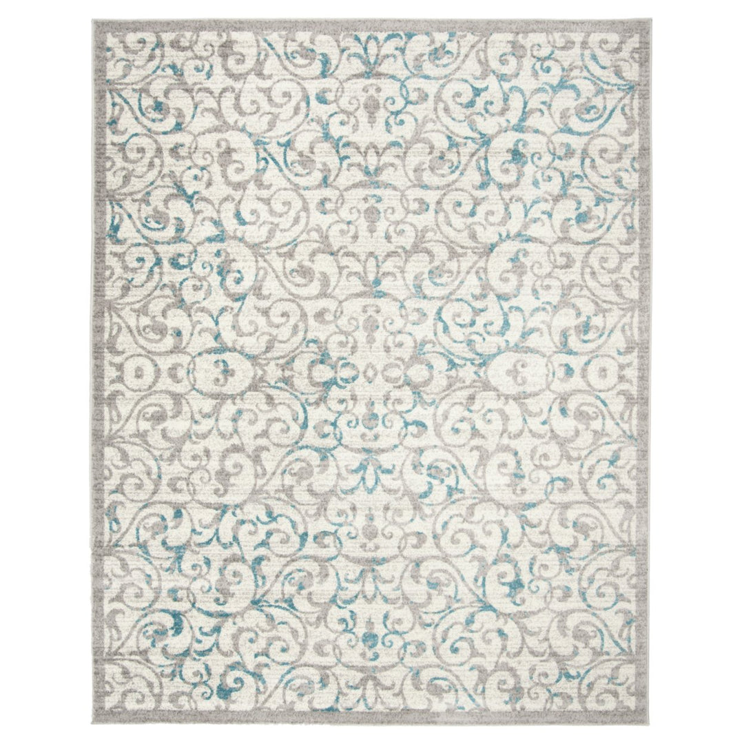 SAFAVIEH Skyler Collection SKY198D Ivory / Blue Rug Image 1