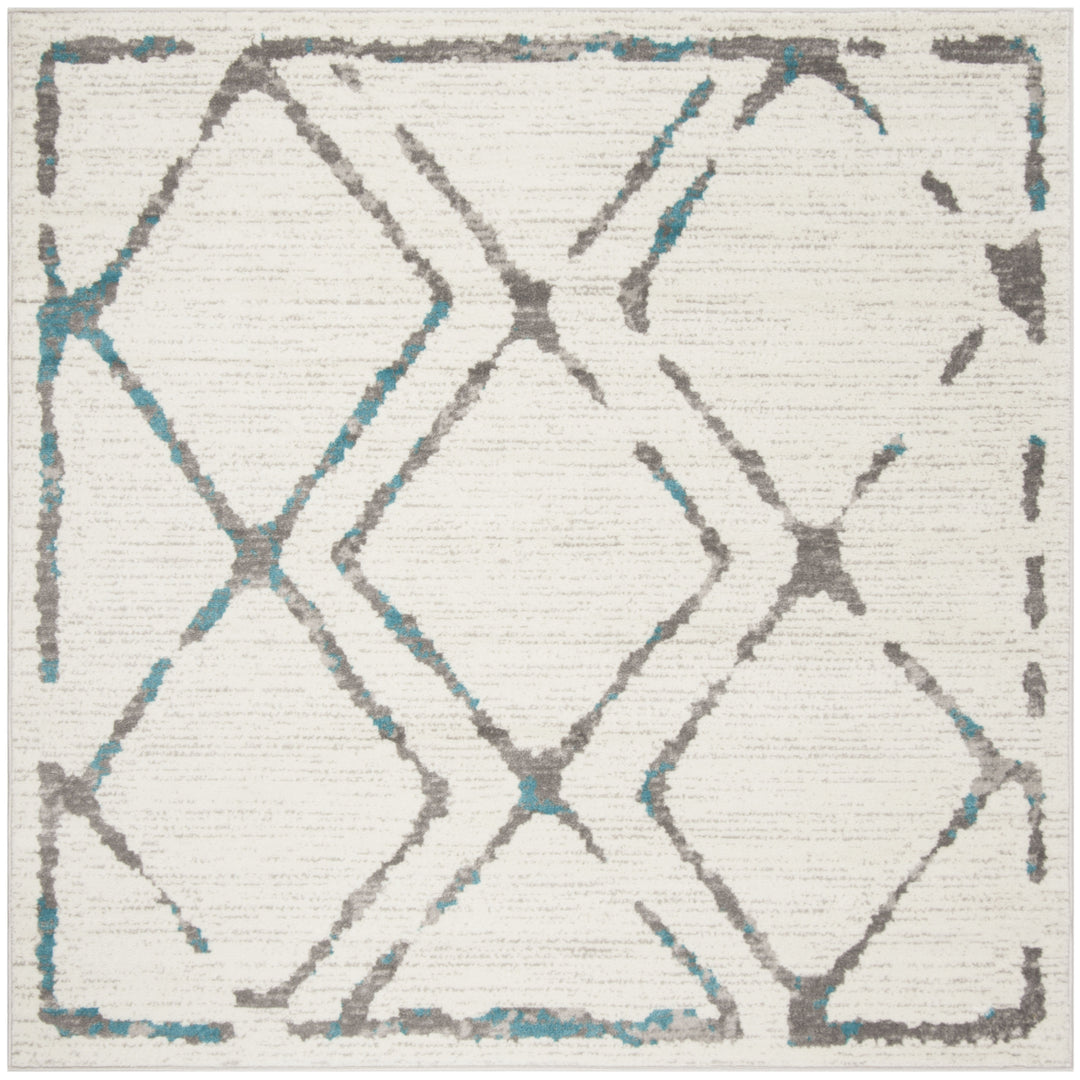 SAFAVIEH Skyler Collection SKY197D Ivory / Blue Rug Image 6