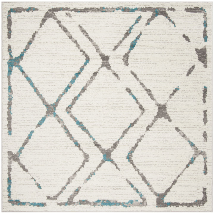 SAFAVIEH Skyler Collection SKY197D Ivory / Blue Rug Image 6