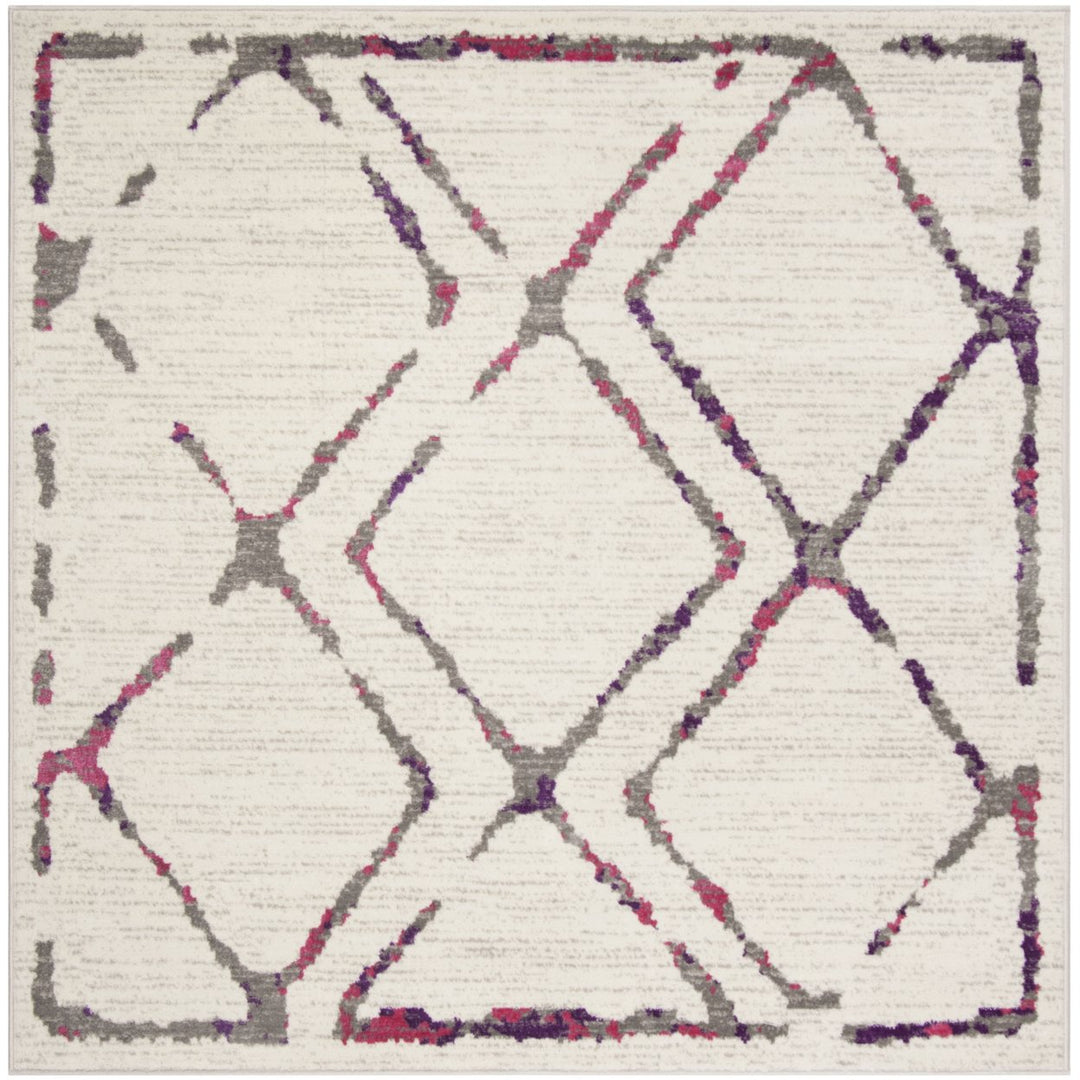 SAFAVIEH Skyler Collection SKY197F Ivory / Pink Rug Image 6