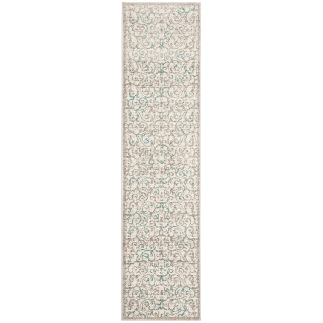 SAFAVIEH Skyler Collection SKY198D Ivory / Blue Rug Image 5