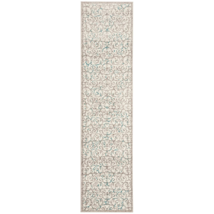 SAFAVIEH Skyler Collection SKY198D Ivory / Blue Rug Image 5