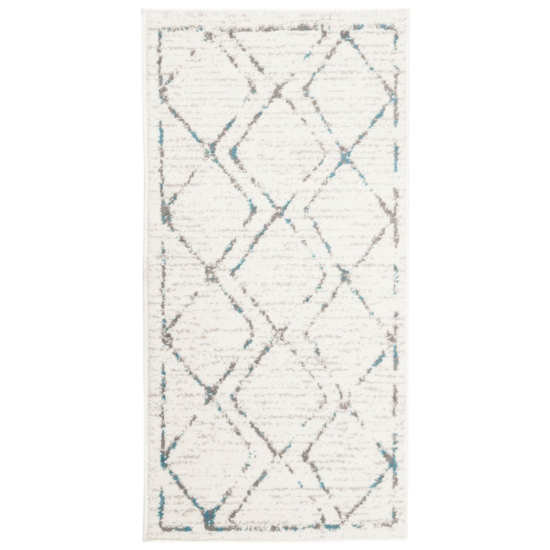 SAFAVIEH Skyler Collection SKY197D Ivory / Blue Rug Image 8