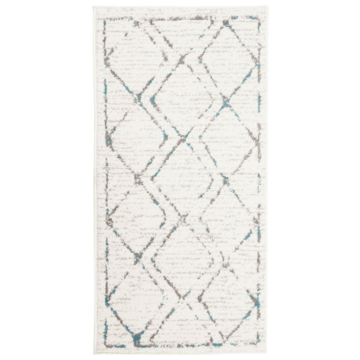 SAFAVIEH Skyler Collection SKY197D Ivory / Blue Rug Image 1