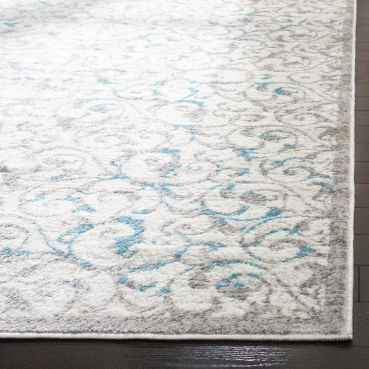 SAFAVIEH Skyler Collection SKY198D Ivory / Blue Rug Image 7