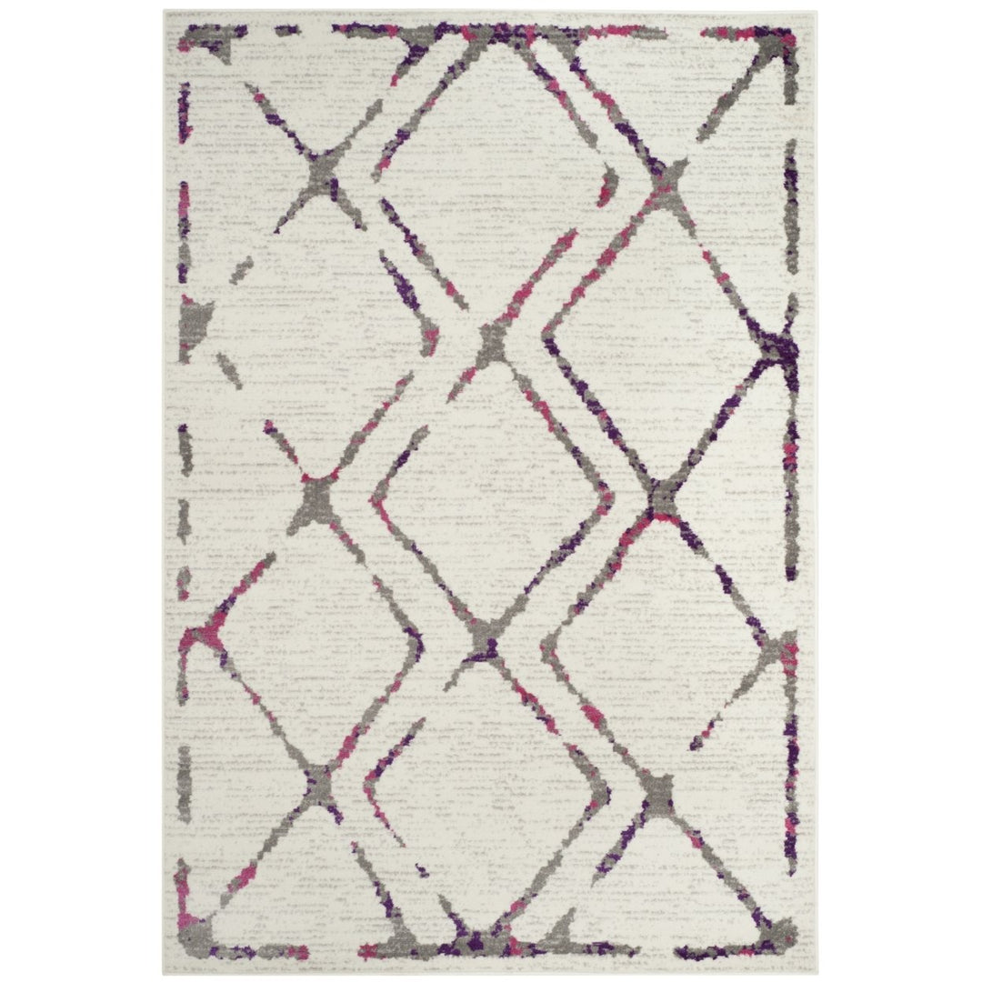 SAFAVIEH Skyler Collection SKY197F Ivory / Pink Rug Image 9