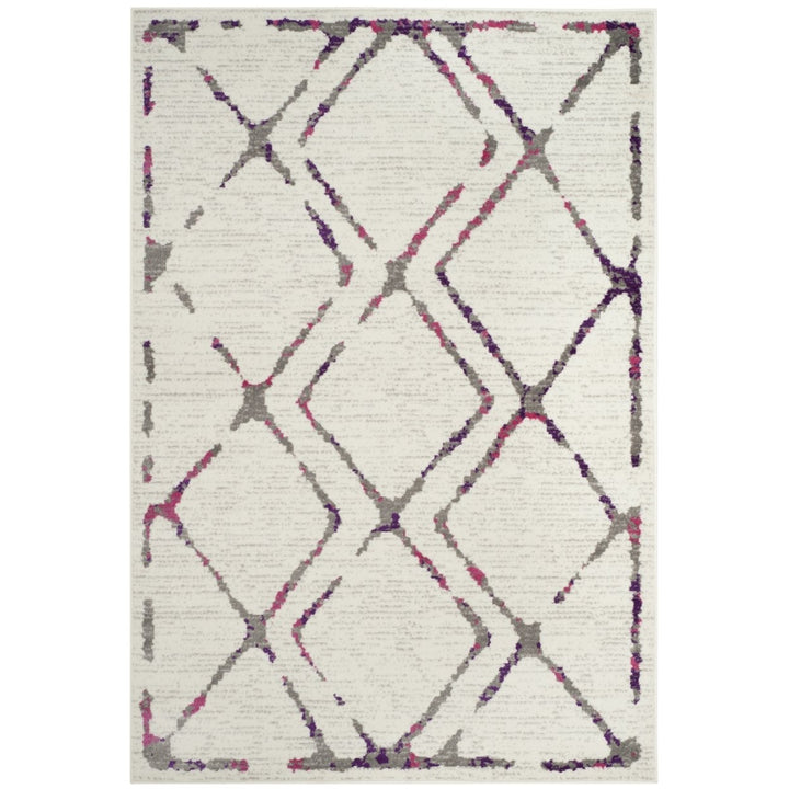 SAFAVIEH Skyler Collection SKY197F Ivory / Pink Rug Image 9