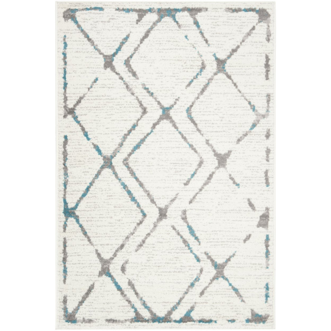 SAFAVIEH Skyler Collection SKY197D Ivory / Blue Rug Image 1