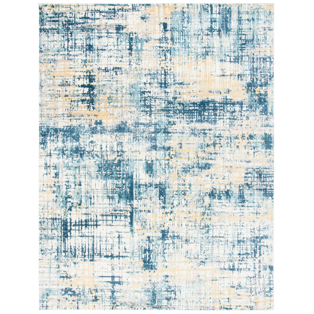 SAFAVIEH Skyler Collection SKY540M Navy / Gold Rug Image 1