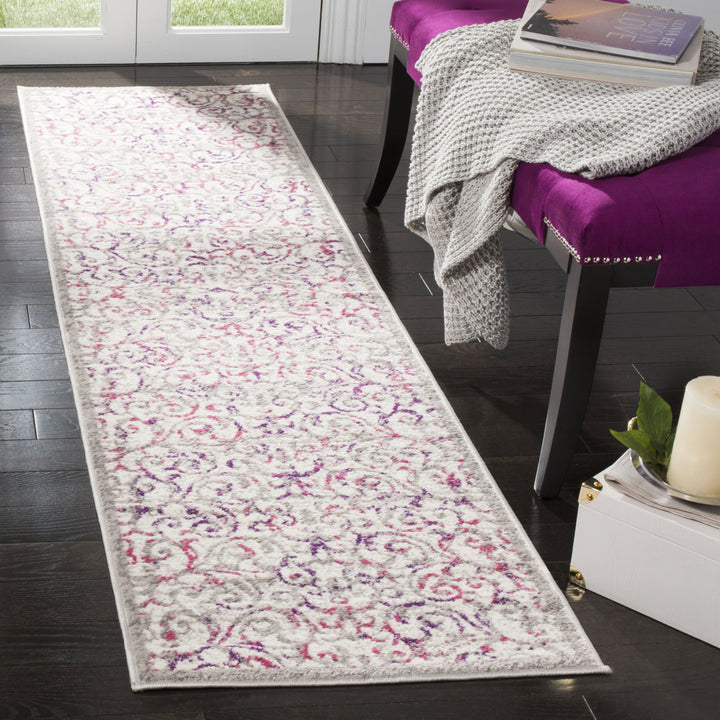 SAFAVIEH Skyler Collection SKY198F Ivory / Pink Rug Image 3