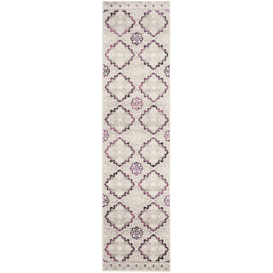 SAFAVIEH Skyler Collection SKY199P Grey / Pink Rug Image 5