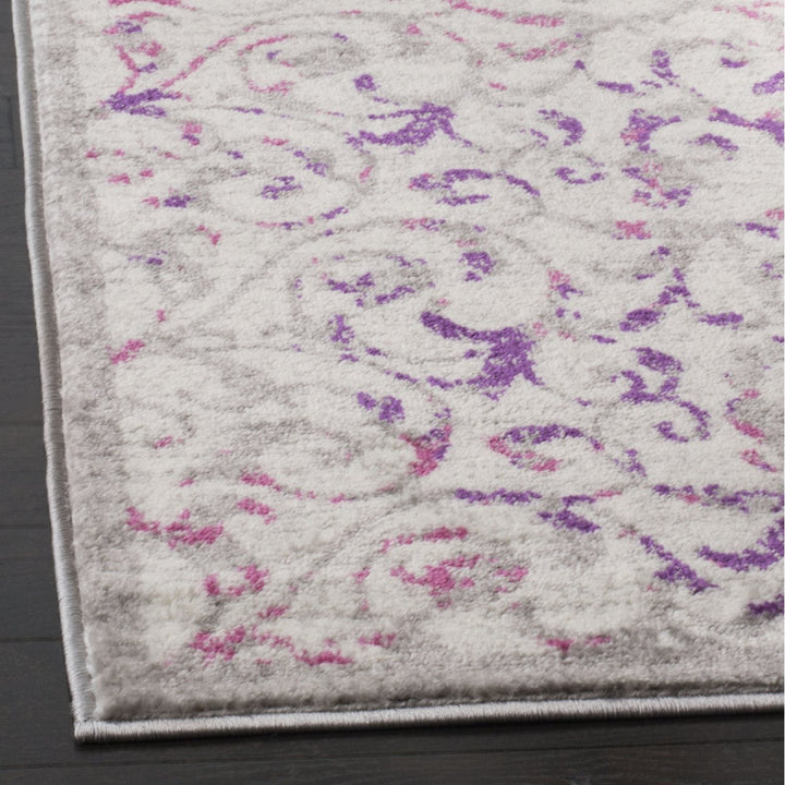 SAFAVIEH Skyler Collection SKY198F Ivory / Pink Rug Image 7