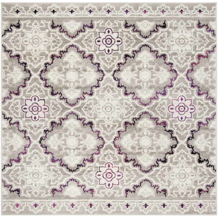 SAFAVIEH Skyler Collection SKY199P Grey / Pink Rug Image 1