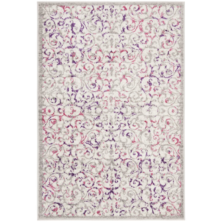 SAFAVIEH Skyler Collection SKY198F Ivory / Pink Rug Image 8