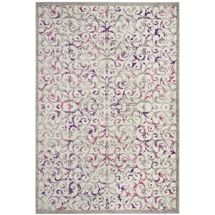 SAFAVIEH Skyler Collection SKY198F Ivory / Pink Rug Image 9