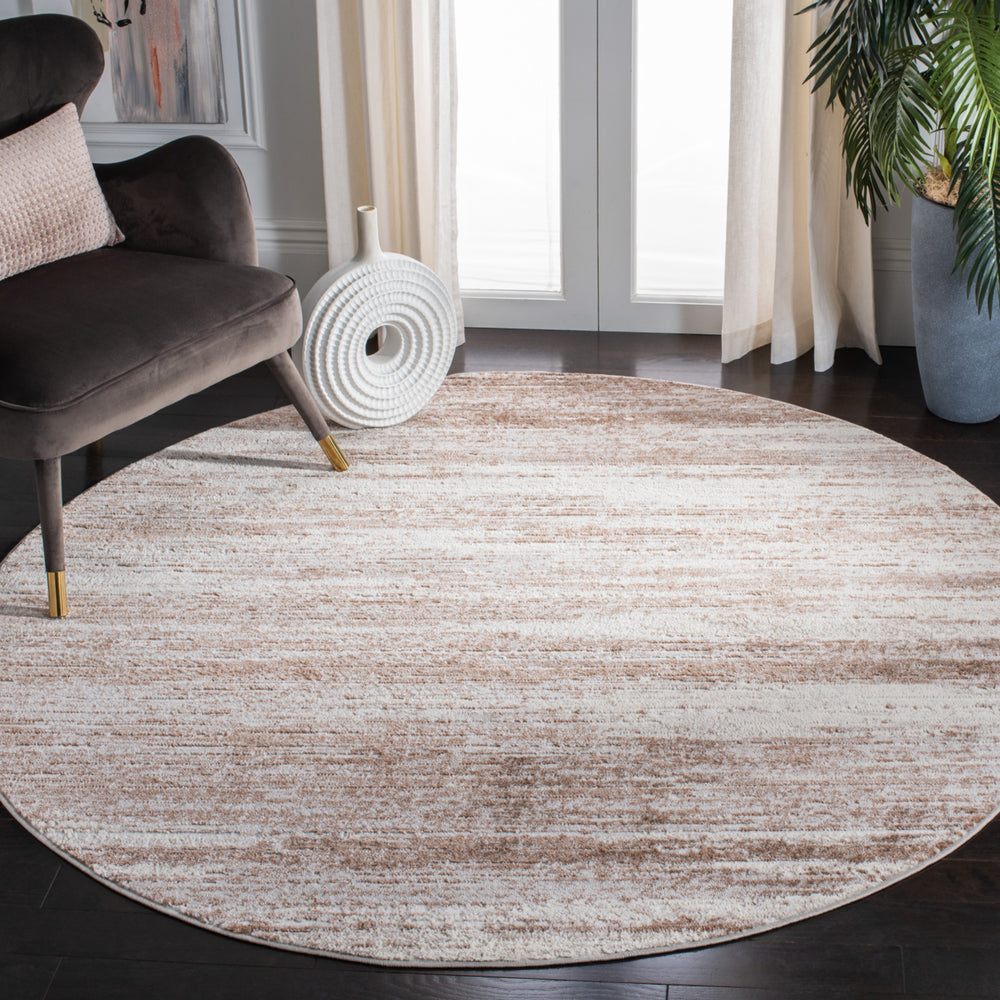 SAFAVIEH Skyler Collection SKY501B Brown / Ivory Rug Image 2