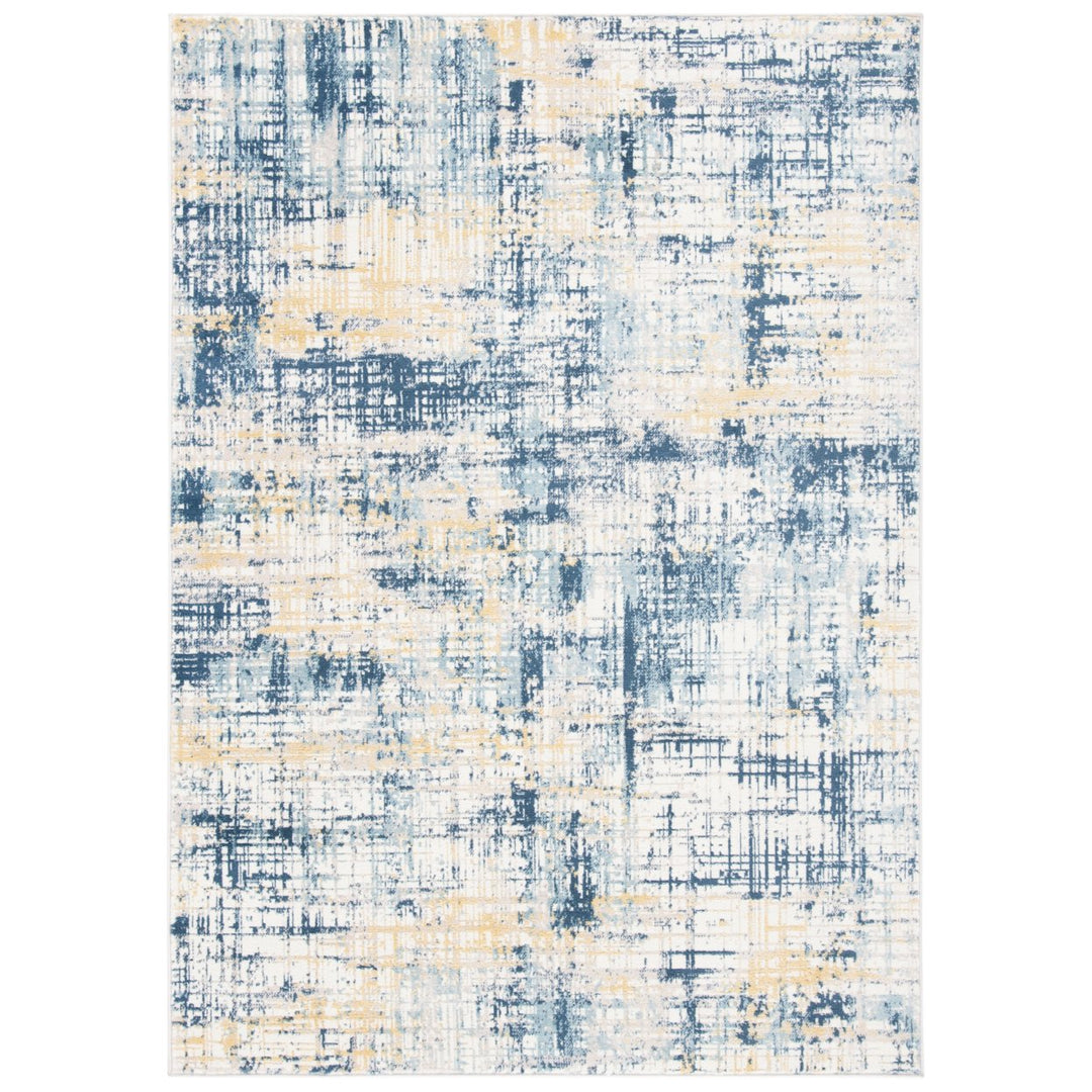 SAFAVIEH Skyler Collection SKY540M Navy / Gold Rug Image 9