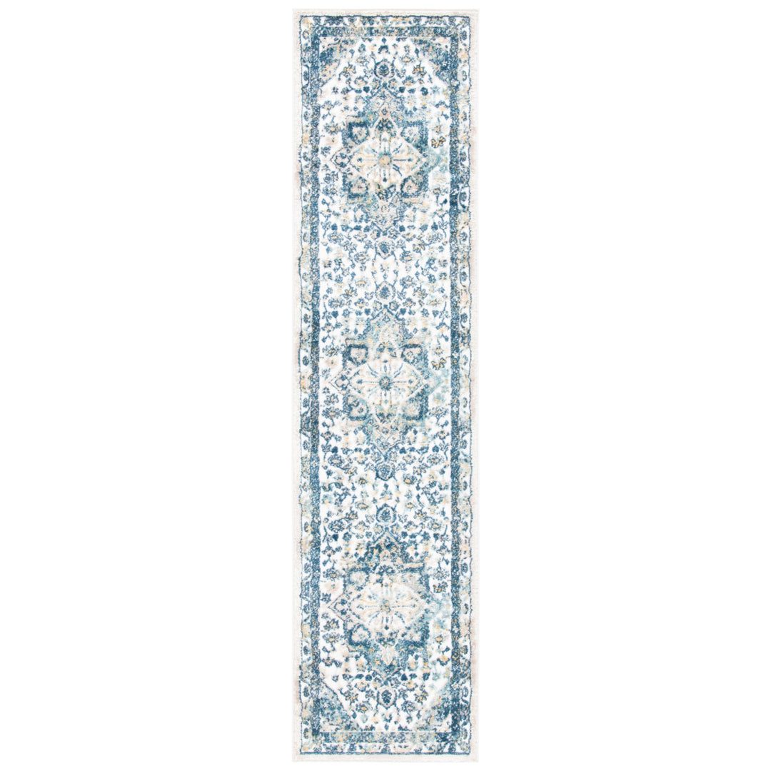 SAFAVIEH Skyler Collection SKY541A Ivory / Navy Rug Image 5