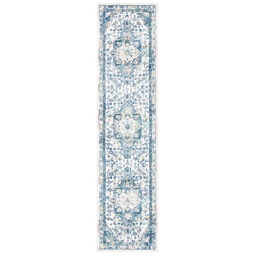 SAFAVIEH Skyler Collection SKY541A Ivory / Navy Rug Image 1