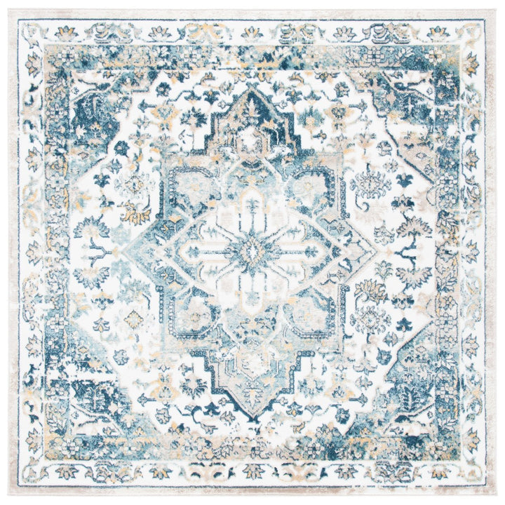 SAFAVIEH Skyler Collection SKY541A Ivory / Navy Rug Image 1