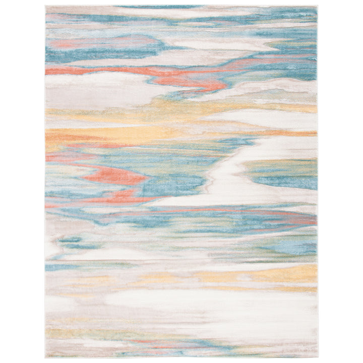 SAFAVIEH Skyler Collection SKY542A Beige / Terracotta Rug Image 1