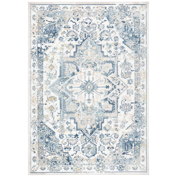 SAFAVIEH Skyler Collection SKY541A Ivory / Navy Rug Image 1