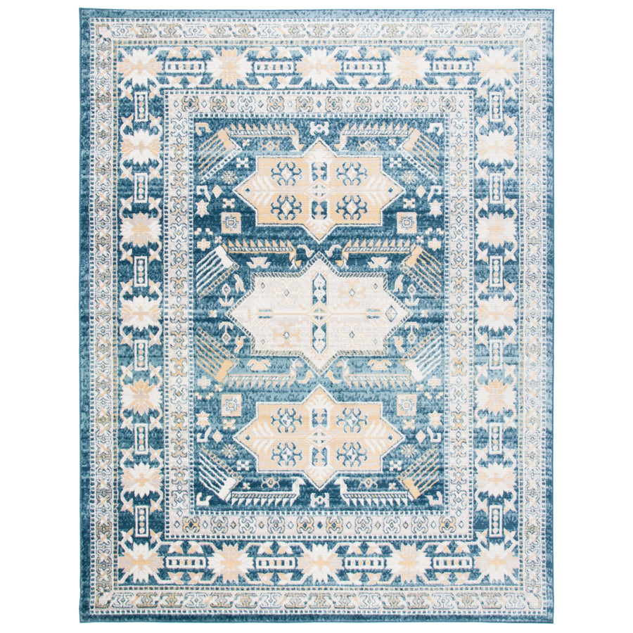 SAFAVIEH Skyler Collection SKY544A Beige / Navy Rug Image 1