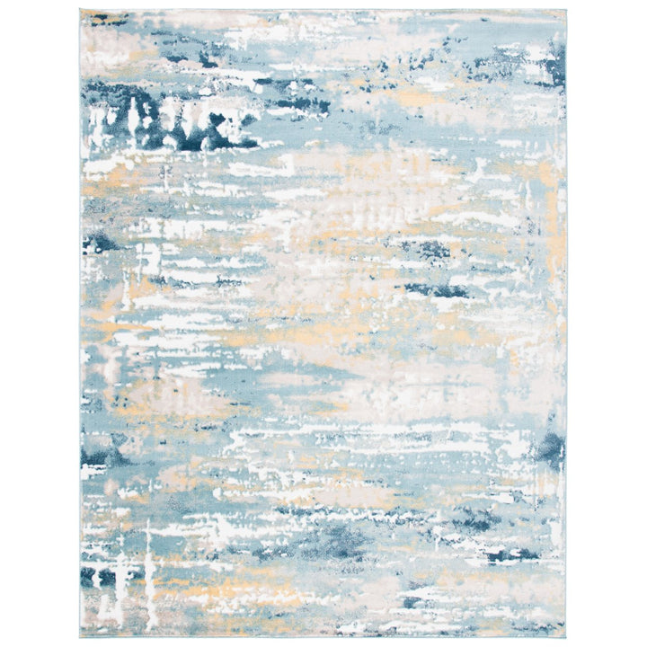 SAFAVIEH Skyler Collection SKY548J Teal / Gold Rug Image 1