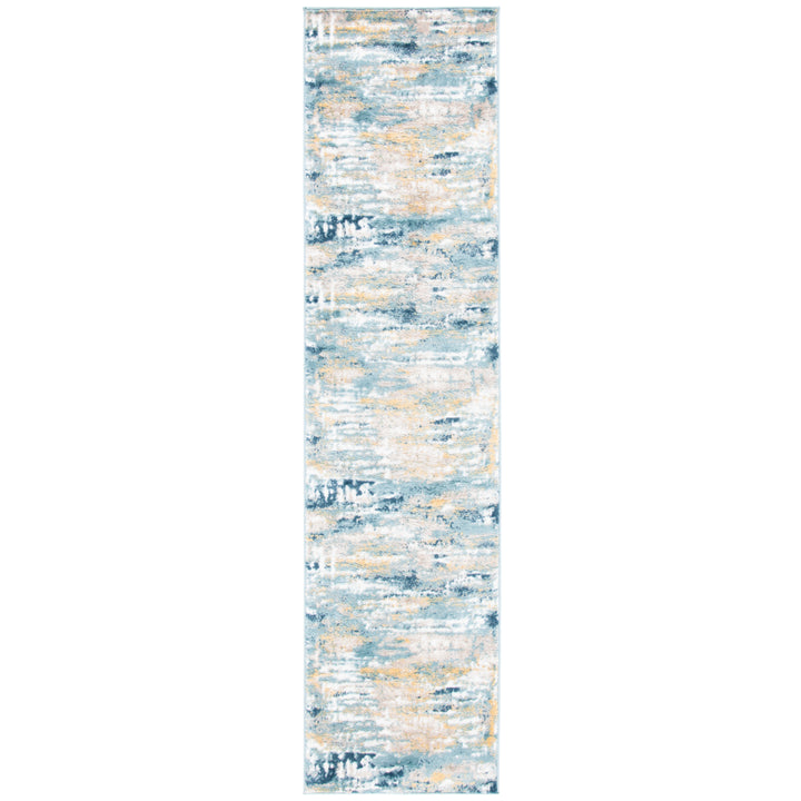 SAFAVIEH Skyler Collection SKY548J Teal / Gold Rug Image 2