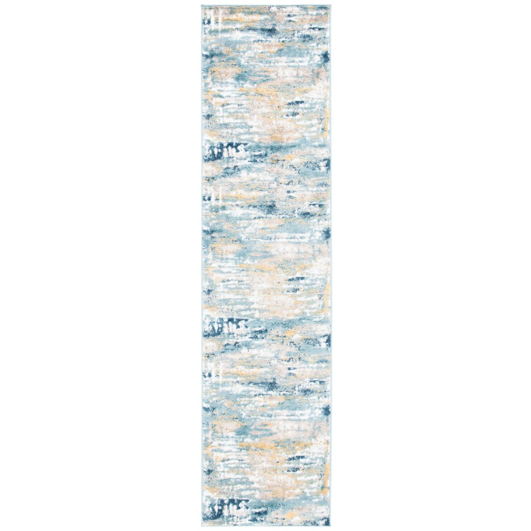 SAFAVIEH Skyler Collection SKY548J Teal / Gold Rug Image 1