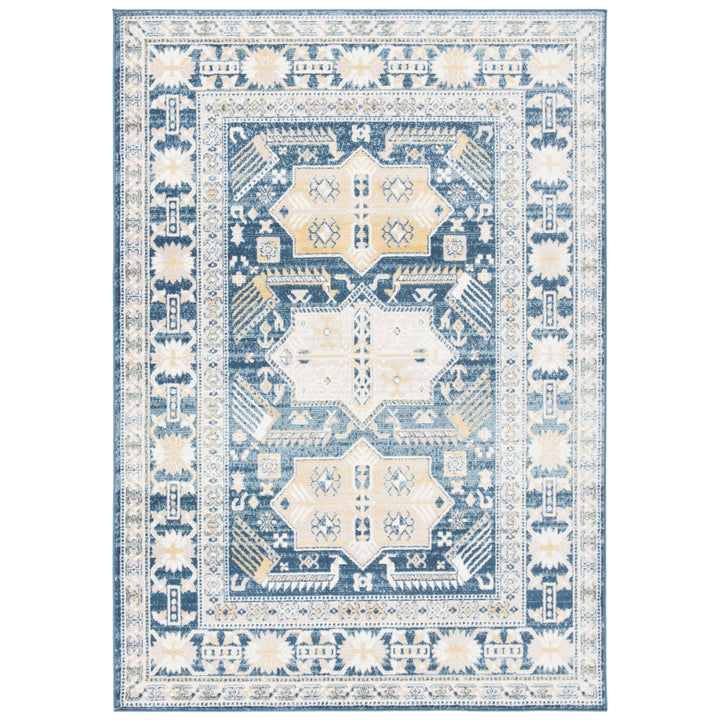 SAFAVIEH Skyler Collection SKY544A Beige / Navy Rug Image 10