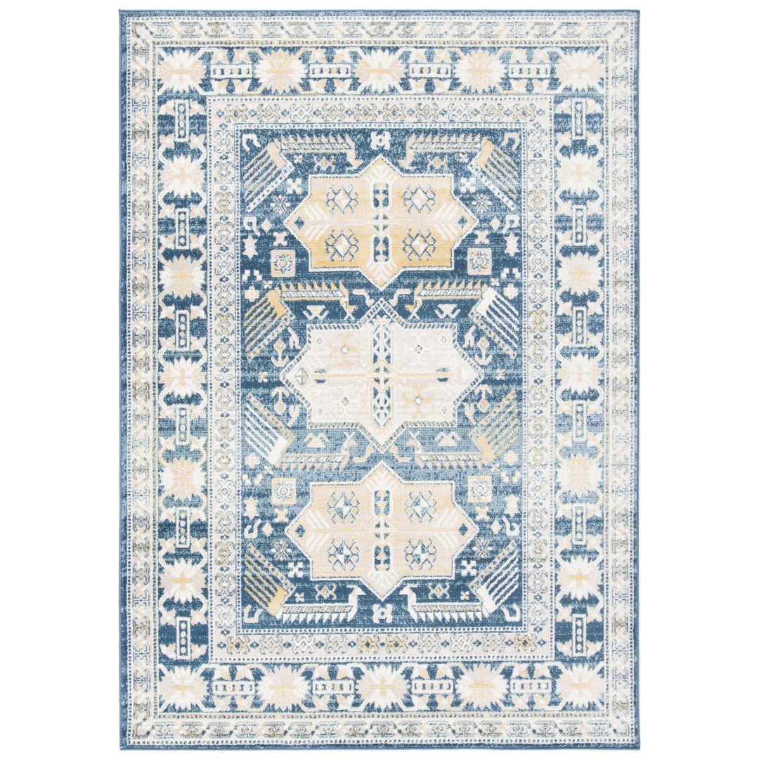 SAFAVIEH Skyler Collection SKY544A Beige / Navy Rug Image 1