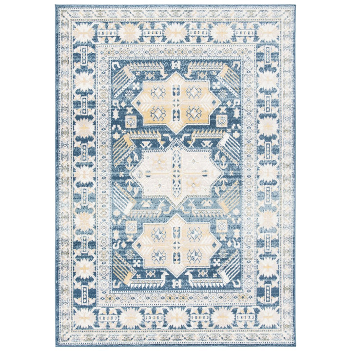 SAFAVIEH Skyler Collection SKY544A Beige / Navy Rug Image 1