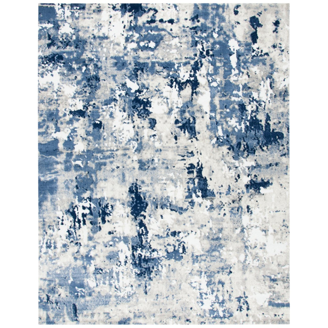 SAFAVIEH Skyler Collection SKY562M Grey / Navy Rug Image 1