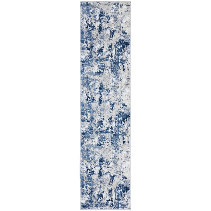 SAFAVIEH Skyler Collection SKY562M Grey / Navy Rug Image 5