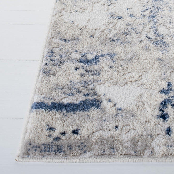 SAFAVIEH Skyler Collection SKY562M Grey / Navy Rug Image 7