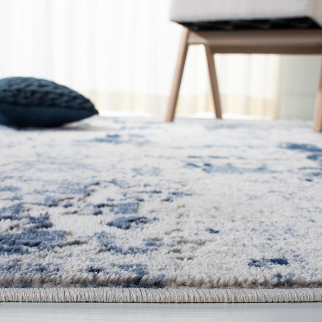 SAFAVIEH Skyler Collection SKY562M Grey / Navy Rug Image 8