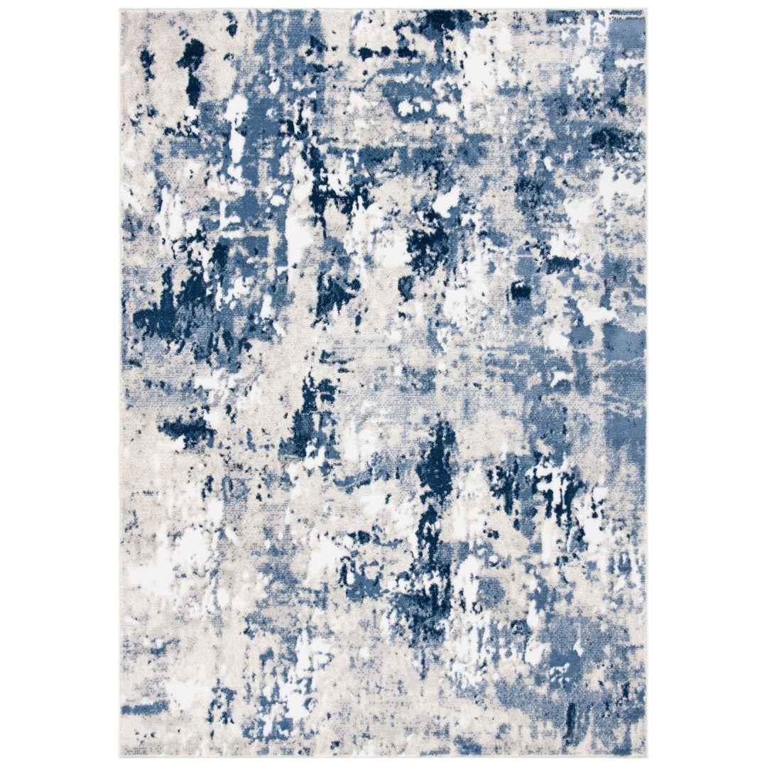 SAFAVIEH Skyler Collection SKY562M Grey / Navy Rug Image 10