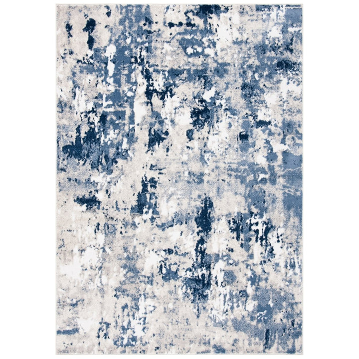 SAFAVIEH Skyler Collection SKY562M Grey / Navy Rug Image 1