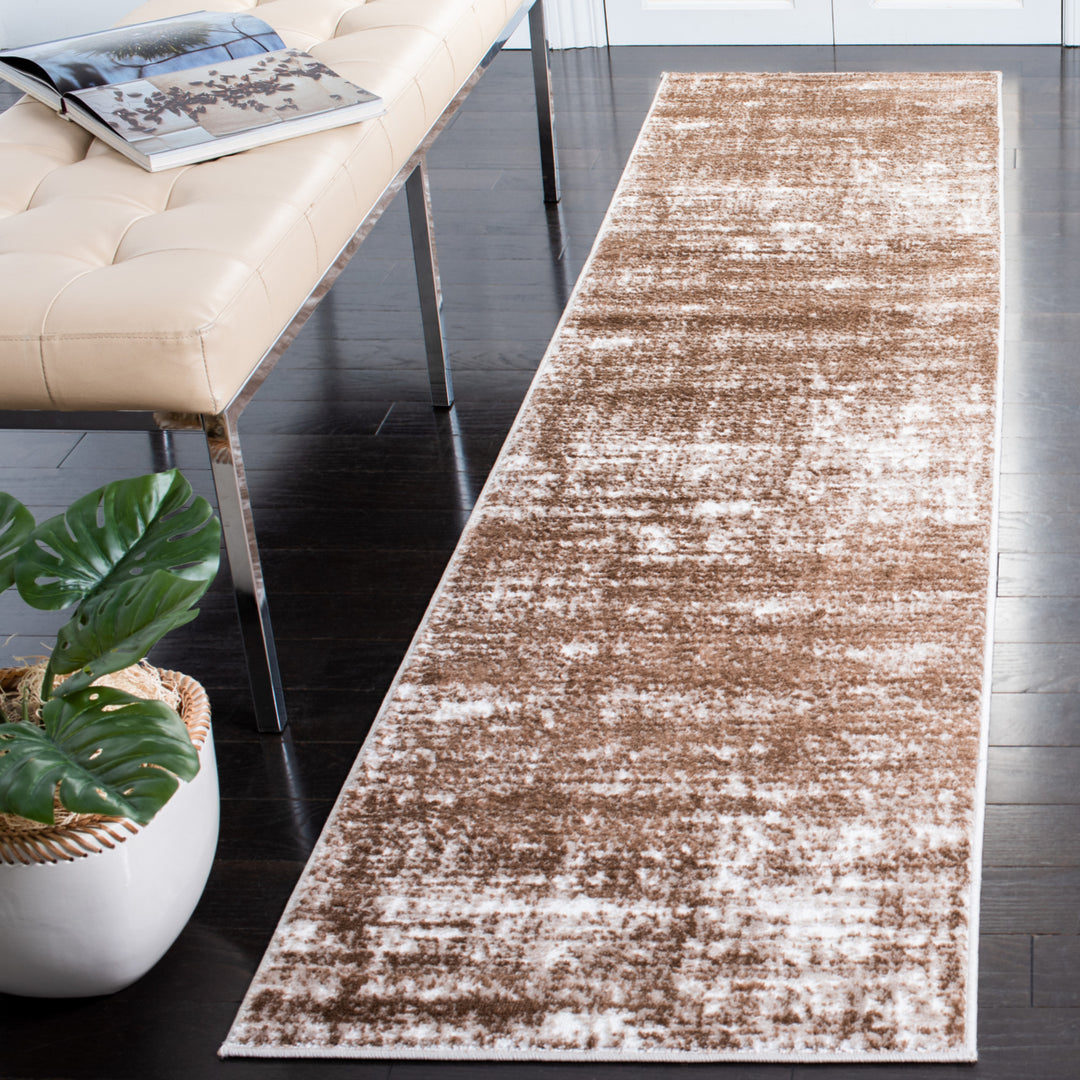 SAFAVIEH Skyler Collection SKY563B Brown / Ivory Rug Image 3