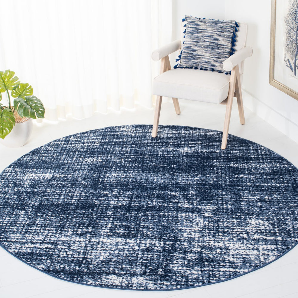 SAFAVIEH Skyler Collection SKY563N Navy / Ivory Rug Image 2