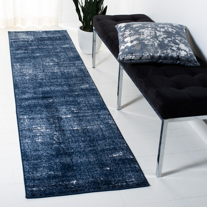 SAFAVIEH Skyler Collection SKY563N Navy / Ivory Rug Image 3