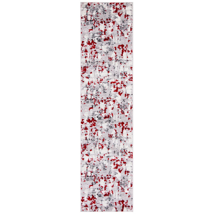 SAFAVIEH Skyler Collection SKY193Q Grey / Red Rug Image 5